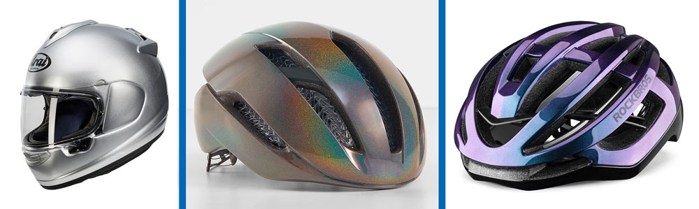 Three metallic pigments used in helmets(图1)